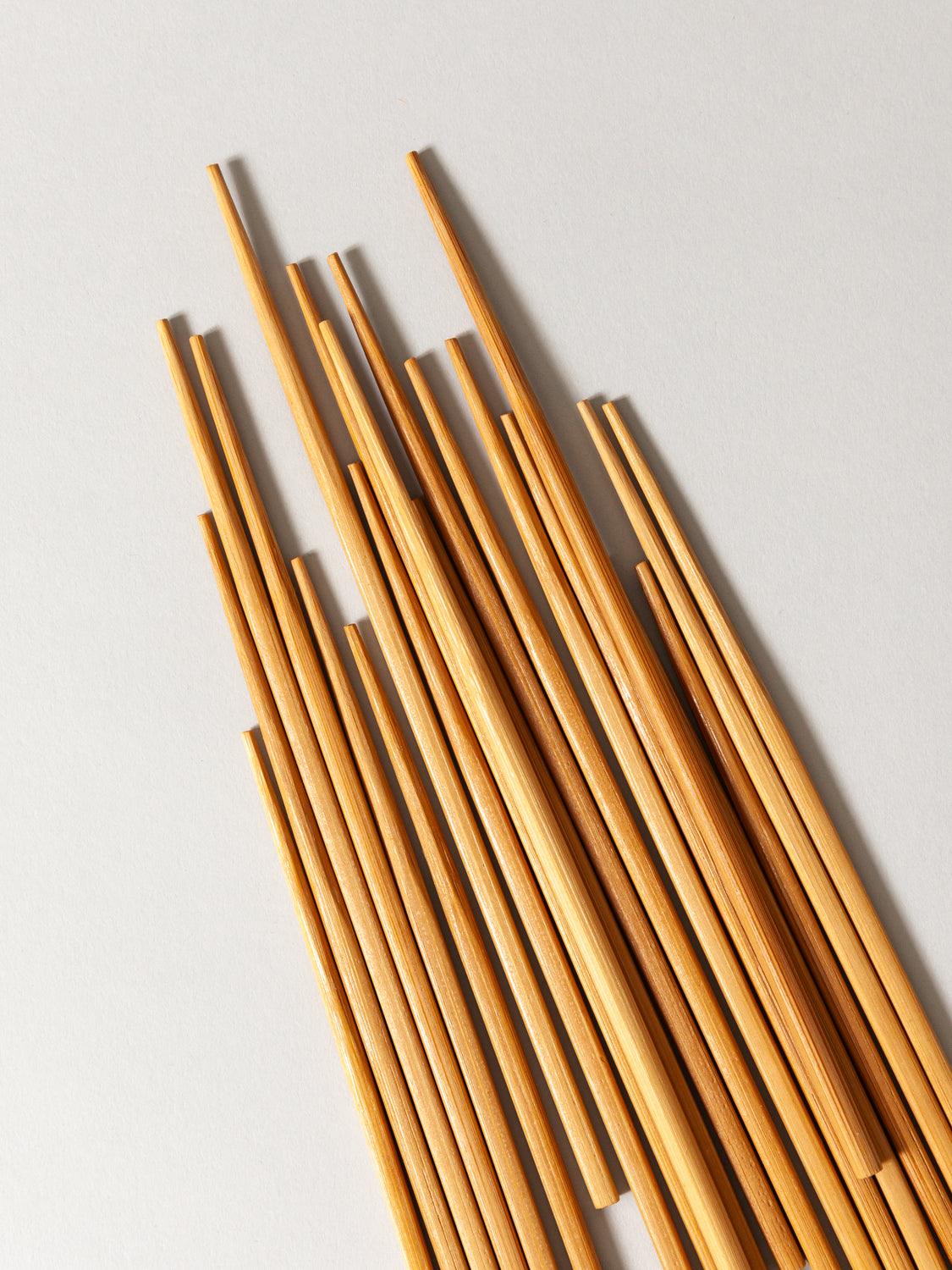 Susu Bamboo Chopstick Set - Natural, Pack of 10 - Rikumo