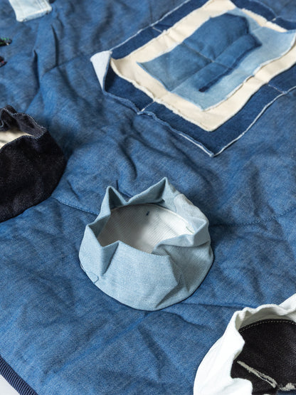 Denim Pet Play Mat