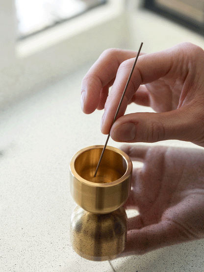 &INCENSE Brass Incense Burner