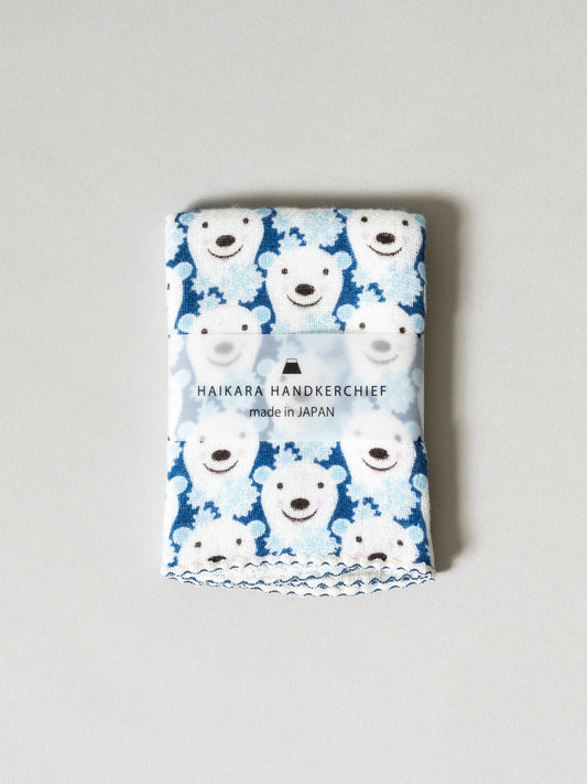 Haikara Little Handkerchief - Polar Bear
