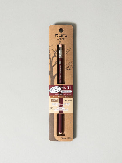 OHTO 0.5mm Wooden Mechanical Pencil