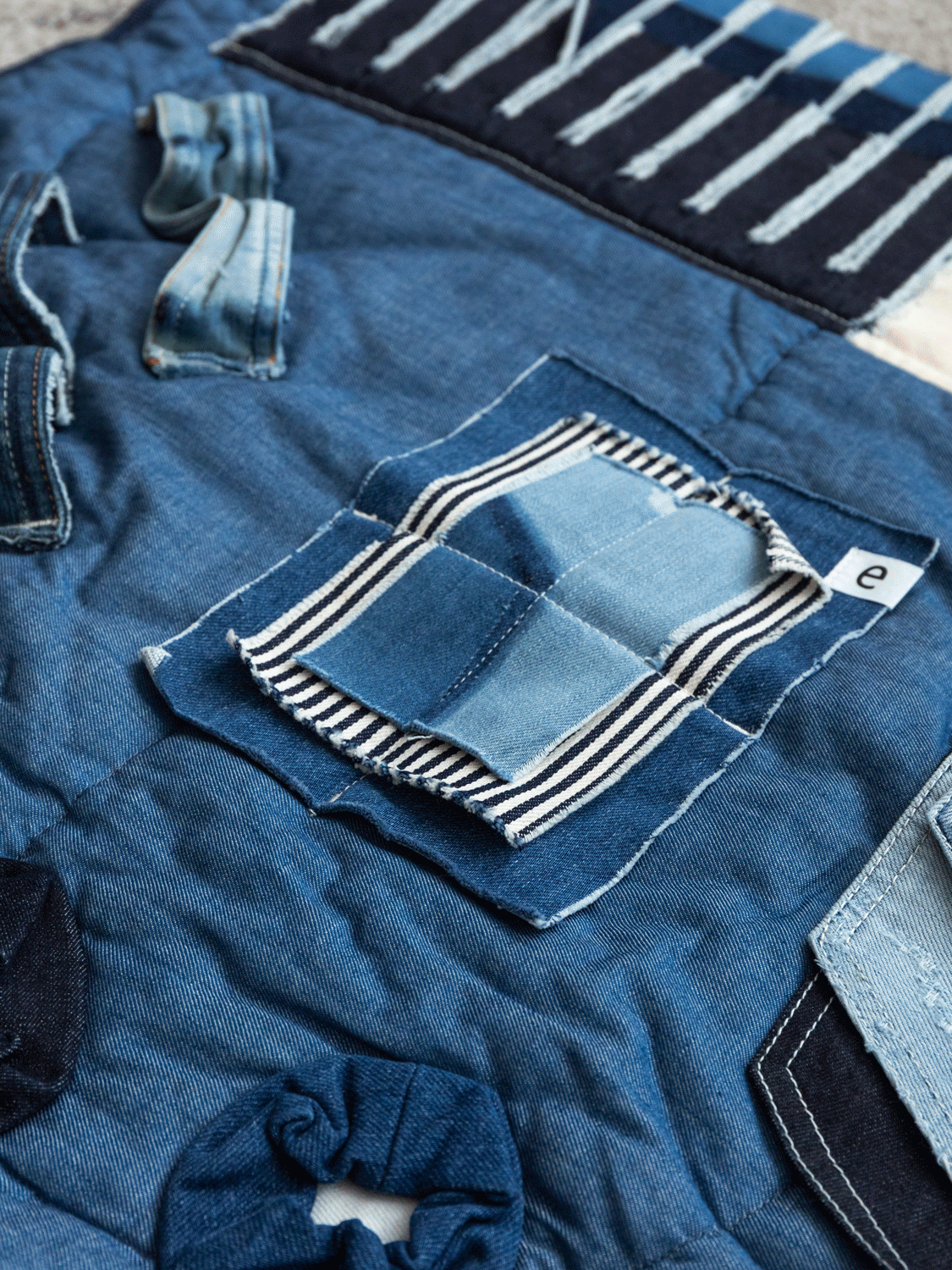 Denim Pet Play Mat
