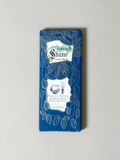 rikumo x Shane Confectionery Matcha Chocolate Bar, 1.87 oz