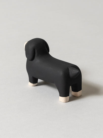 Wooden Animal - Dachshund, Black
