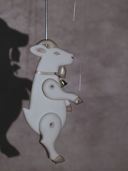Porcelain Marionette - Goat